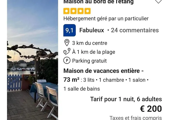 Maison 8 Personnes Au Bord De L'etang *